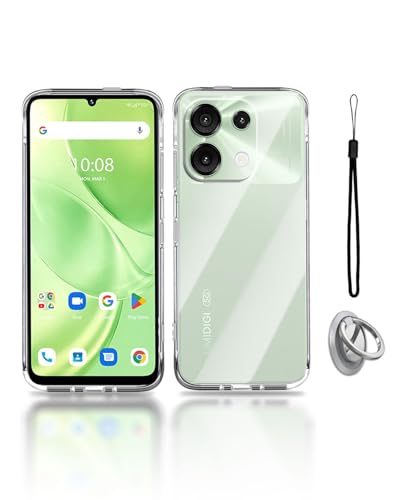 送料無料 UMIDIGI G9 5G / G9A / G9C / G9T ケース カバー 軽薄型 TPU クリア スマホ リング ケースブラケット スタンド機能 バンパーカバー レンズ保護 耐久性 耐衝撃 全面保護カバー 携帯カバー 傷つけ防止 黄ばみ防止 指紋防止 スマホケー