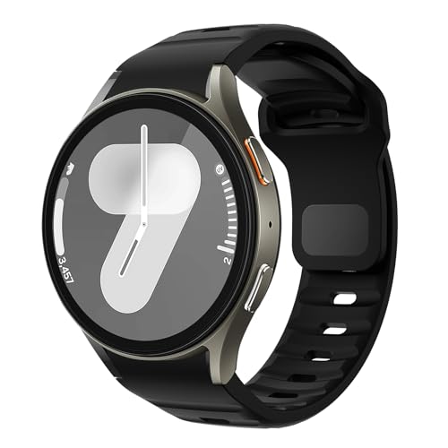 Galaxy Watch 7 ストラップ/Watch 4 Classic 46mm 42mm / Galaxy Watch 5 / Watch 5 Pro 45mm / Galaxy Watch 6 ストラップ ノーギャップシリコンソフトバンド 男性用・女性用Samsung Watch 6 ベルト 送料無料