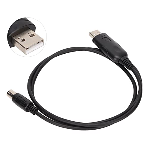 USB ケーブル 8ピンのミニDINプラグ USB プログラミングケーブル 信号伝送速度 効率的 パソコンやノートパソコンのUSBポートに直接接続