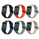 Huawei Band 6 & 6 Pro / Honor Band 7 & 6 バンド 交換ベルト シリコンバンド ソフト TPU 耐久性 マルチカラー 6色セット 送料無料(2)