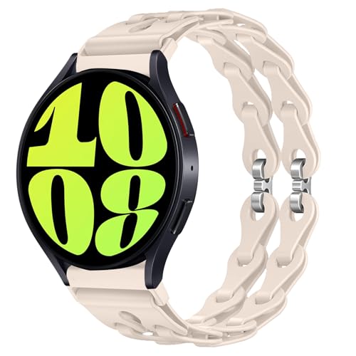 Galaxy Watch 7 / Watch FE / 6 Classic / 6 / 5 /5 Pro 交換バンド シリコン 柔らかいシリコン 透かし編みデザイン 交換バンド 替えベルト Garmin Vivoactive 6 (42 mm)/Forerunner 165/Vivoactive 5 交換バンド シリコン (ホワイト) 送料無料 Galaxy Watch 7 / Watch FE / 6 Classic / 6 / 5 /5 Pro 交換バンド シリコン 柔らかいシリコン 透かし編みデザイン 交換バンド 替えベルト Garmin Vivoactive 6 (42 mm)/Forerunner 165/Vivoactive 5 交換バンド シリコン (ホワイト) 送料無料
