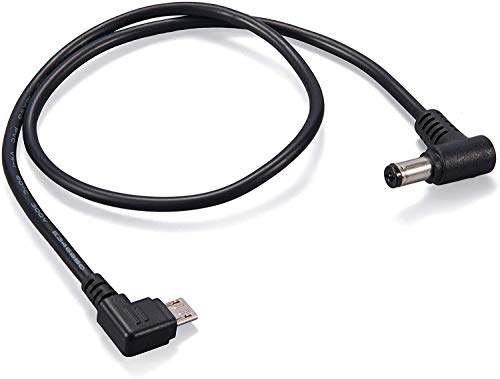 Micro USB ケーブル 右 2.1mm DC Power Cable for Tilta Nucleus Nano Motor (Right angle Micro USB) ..
