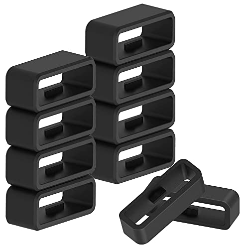 Garmin Vivoactive 3 / erunner 645 245 / Venu / Vivomove / Fenix 6S / Fenix 5S バンドループ バンド用ループ シリコン 交換用 腕時計バンドクラスプ クリップキーパーリングループファスナー (ブラック) 送料無料 Garmin Vivoactive 3 / erunner 645 245 / Venu / Vivomove / Fenix 6S / Fenix 5S バンドループ バンド用ループ シリコン 交換用 腕時計バンドクラスプ クリップキーパーリングループファスナー (ブラック) 送料無料