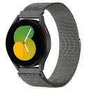 Galaxy Watch 7 / 6 / 5 / 4 / FE 40mm 44mm / 5 Pro 45mm / Galaxyウォッチ6 Classic 43mm 47mm / Galaxyウォッチ4 Classic 42mm 46mm 交換バンド ラグ幅 20mm 汎用 コンパチブル amazfit gtr mini / gts4 mini ベルト メタルメッシュ ミラネーゼループ 通気...(2)