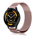 GARMIN Venu 3 交換バンド ステンレス 磁気付き スポーツバンド マグネット式 おしゃれ 調節可能 交換ベルト ストラップ GARMIN(ガーミン) Venu 3 (ピンク) 送料無料