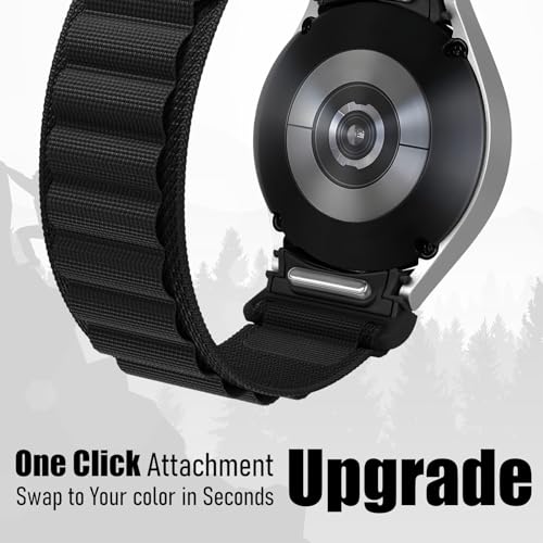 Galaxy watch 6 classic 交換バンド ベルト バンド 交換ベルト 交換用 43mm 47mm / 4 Classic 42mm 46mm ナイロンバンド galaxy watch 7 / 6 / FE バンド 40mm 44mm / galaxyウォッチ5 バンド 40mm 44mm / 5 Pro 45mm / galaxy watch4 バンド...