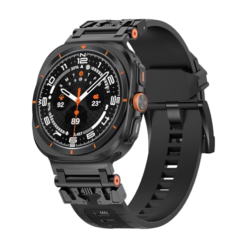 Galaxy Watch Ultra 交換ベルト 47mm スポーツバンド ギャラクシーウォッチ ウルトラ バンド 運動 通気性 耐久性 調節可能 軽量 柔らかい シリコンベルト Galaxyウオッチ Ultra ベルト (ブラック 送料無料 Galaxy Watch Ultra 交換ベルト 47mm スポーツバンド ギャラクシーウォッチ ウルトラ バンド 運動 通気性 耐久性 調節可能 軽量 柔らかい シリコンベルト Galaxyウオッチ Ultra ベルト (ブラック 送料無料