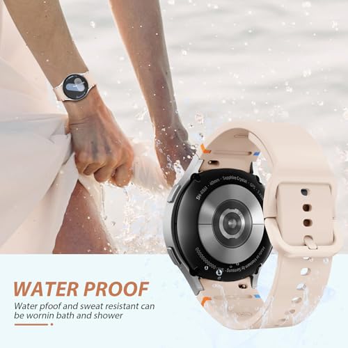 Galaxy watch 7 / FE / 6 / 5 / 4 交換バンド 40mm 44mm スポーツ バンド コンパチブル Samsung Galaxy Watch 6 Classic 43mm 47mm / 5 Pro 45mm / Galaxy Watch 4 Classic 42mm 46mm シリコン 交換ベルト 柔らかい 通気 レディース メンズ 送料無料
