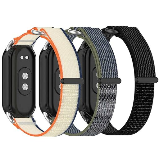 Xiaomi Smart Band 9 / Band 9 NFC / Band 8 / Band 8 NFC バンド 交換バンド スポーツバンド ナイロン編組ストラップ シャオミ調節可能なバンド 軽い通気 編み物バンド (3本) Xiaomi Smart Band 9 / Band 9 NFC / Band 8 / Band 8 NFC バンド 交換バンド スポーツバンド ナイロン編組ストラップ シャオミ調節可能なバンド 軽い通気 編み物バンド (3本)