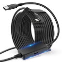リンクケーブル USB A 3.0 & Type C ケーブル ゲームPC / Steam VR用 Quest 3s / 2 / 1 / Pro / Pico4...