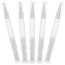 ツイストペン ネイルオイルペン 容器 詰め替え ネイルブラシ 5個入り 3ml 繰り返し 漏れ防止 お持ち運び 透明 旅行 メイク容器 香水 リップグロス 詰め替え チューブ 5個入り 送料無料