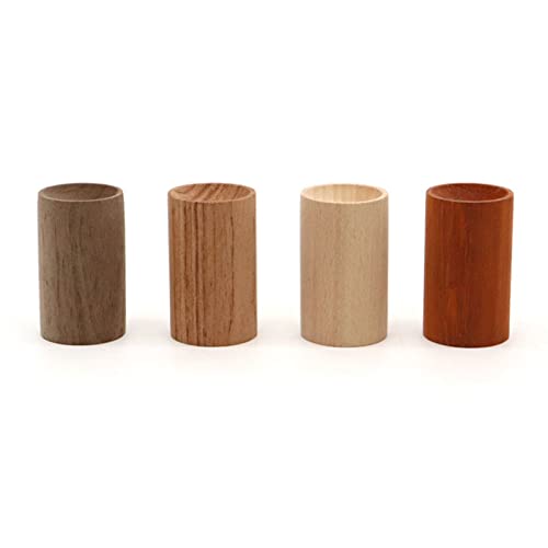 アロマディッシュ 天然木 4個セット アロマウッド アロマディフューザー 木製 ポータブル 車載 寝室 リビング 化粧室 安眠 瞑想 芳香剤 アロマオイル