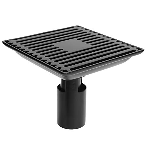 床ドレン 排水フィルター 排水口カバー シャワー廃棄物フィルター 排水溝の蓋廃ドレン 304ステンレス鋼 12x12cm 正方形 お風呂 排水溝 ゴミ受け トイレ 浴室 キッチン バスルーム 洗面所