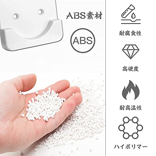 突っ張り棒 強力サポート板 落下防止 両面テープとスクリュー付き ホワイト 室内物干し竿受け つっぱり棒 固定 キッチン トイレ リビングルーム 寝室 部屋 つっぱり補助 使いやすい 突っ張り棒落ちない 2個セット 送料無料