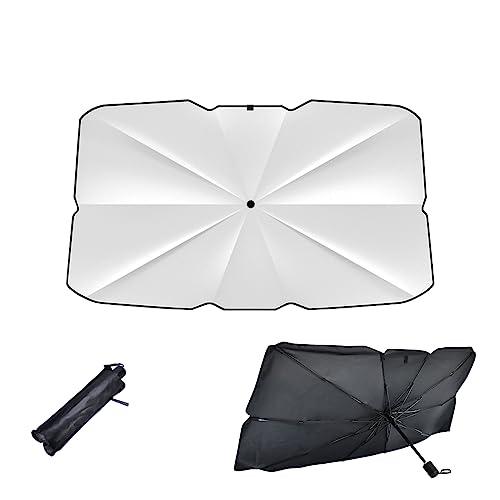 傘型 車用サンシェード フロント サンシェード 日除け カーサンシェード 車用パラソル フロントシェー..