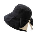 レディース UVカット 帽子 優雅 蝶結び 紫外線対策 サンシェードハット つば広 小顔効果 折りたたみ サイズ調節 日焼け防止 ビーチ帽 通勤 旅行 登山 春...