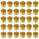 キャンドルホルダー キャンドルス ティックホルダー カップ 1.06インチ ゴールド キャンドルドリッププロテクター キャンドル作り用空ケース 30個セット 送...