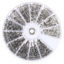 600個 12種類の小さなネジナット詰め合わせキット M1 M1.2 M1.4 M1.6 プラスチックボックス付き 時計 メガネ 電子機器用 プラスチックボック...