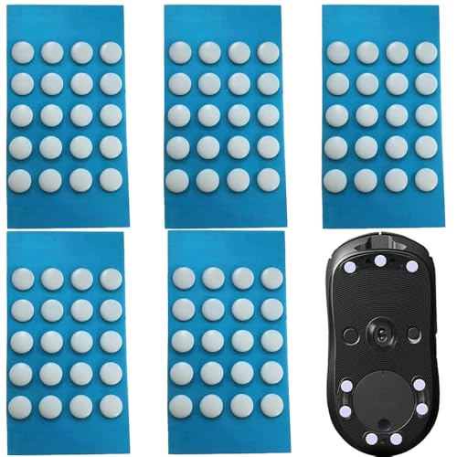 円形 マウスソール マウスソール マウスフィート 汎用 白 100 粒入り 素材 高耐久 超低摩擦 なめらかな滑走性 ラウンドエッジ 通用 静音 ゲーミングマウス 滑り強化 ラウンドエッジ加工 交換用 (ホワイト) 送料無料