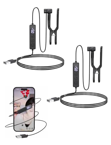 自動タップ機 連打機 2セット クリッカー 無音 高速 タップ機 オートクリッカー 無音 117のクリック周波数レンジ USB給電式 iphone 自動 ランダ...