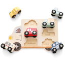 ミニカー おもちゃ 乗り物おもちゃ 木製 6点セット 知育玩具 形合わせ 柔らかい 赤ちゃん ベビー 0歳 1歳 2歳 3歳 おもちゃ 新生児贈り物 プレゼント...