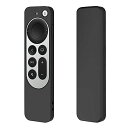 Apple TV 4k Apple TV Siri Remote 2nd Gen 2021 の軽量で耐久性のあるリモコン保護カバー (Black) 送料無料