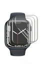 Apple Watch series 7 41mm 保護フィルム 液晶保護フィルム 水貼り 非ガラスフィルム 硬度4H TPU素材 指紋 気泡防止 高透過率 キ...