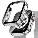 Apple Watch カバー 41mm 対応 Apple Watch カバー Series 10 9 8 7 SE 6 5 4 Ultra 防水 超薄型 耐衝撃 硬度9H 強化ガラス 高透過率 耐久 耐衝撃 高級 PC素材 お洒落 軽量 保護 ケース 一体型 全面保護 防塵 キズ防止 送料無料