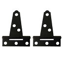 ドアヒンジ 扉 Tヒンジ 蝶番 ドアバット蝶番 蝶つがい 2個セット クローゼット キャビネット ゲート ネジに付き アンティーク家具 DIY 金具 ドア ティーヒンジ 送料無料