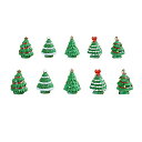 クリスマス飾り クリスマスツリー 置物 樹脂 3D ミニチュア クリスマス 飾り付け 8個セット ご自宅 オフィス お店 ホテル デコレーション 風景置物 庭盆...
