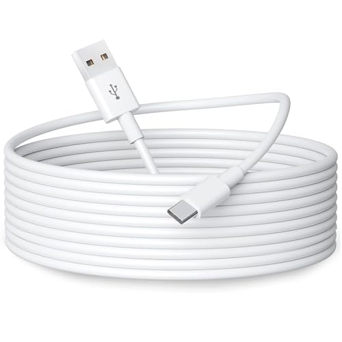 USB C 延長ケーブル 5m USB AからUSB Cへ 耐久 充電 データ同期 家庭用 セキュリティカメラ USB Cポート デバイス用 5M ホワイト 送料無料