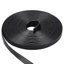下緒 刀剣用 下げ緒 居合刀用 5M レザーコード 平紐 8mm イミテーションレザー 合成皮革 革紐 皮紐 レザーテープ レザークラフト DIY 手作り 飾り 素材 手芸材料 ハンドメイド (ブラック) 送料無料