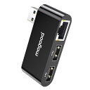 LANアダプター Type A RJ45 2*USB 2.0とRJ45 1000 MbpsのUSBハブ付き MacBook Pro / Air XP Windo...