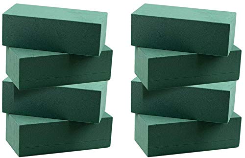 フラワー資材 生花用 スポンジ 8ブリック フローラルフォーム 吸水スポンジ ドライ 花の泥 花屋用品 フラワー資材 吸水フォーム