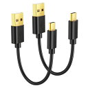usb変換 type c2本入りUSB C & USB アダプタ (Type C→標準USB Aケーブル/56Kレジスタ使用/QC対応 0.15m ブラック) ...