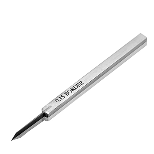 タガネ スジボリ ラインチゼル 彫刻刀 0.15MM 筋彫り DIY ガンプラ 模型 プラモデル 工具 スジ彫り セット 超硬度 専用 (0.15MM) 送料無料