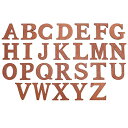 アルファベット パーツ 木製 木製 アルファベット 文字 英語 A〜Z 木製スライス アルファベット オブジェ DIY クラフト 飾り物 工芸品 手芸材料 素材...