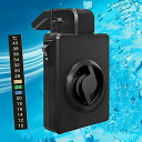 水槽用クーラー 水槽冷却ファン クールファン 水族館 水槽用ファン 扇風機 騒音なし 2段階 冷却ターボファン 軽量 小型 調節可能 USB式 コンパクト 温度計シール付き