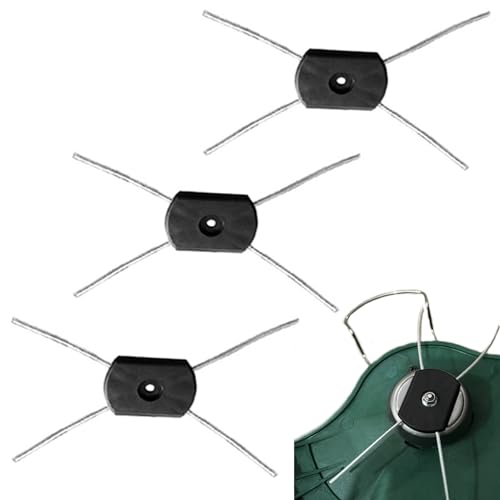 草刈り機 汎用 カッター 瓦チップ付き 芝刈り機用 ワイヤーロープ交換用 3個入り 送料無料