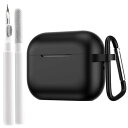 AirPods Pro ケース (2023/2022/2019) Airpods Pro 2 ケース Airpods Pro 第 2/1 世代カバー USB C 充電ポート ソフトシリコン耐衝撃ケース ワイヤレス充電対応 クリーニングキット付き