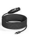 XLR to USB C 1.8M XLR メスto USB Type C専門録音オーディオ変換ケーブル マイクから携帯電話 (スマホン) /ラップトップ/タブ...