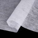 接着芯 不織布タイプ 片面接着 しっかり生地 100x200cm 手芸用品 DIY カバン 洋服 トートバッグ用 白 (薄地タイプ) 送料無料
