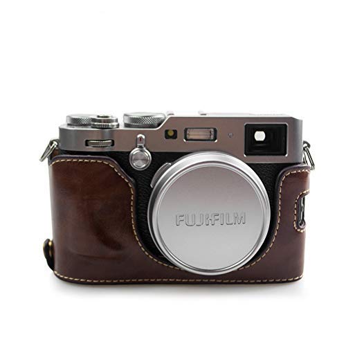 FUJIFILM X100F オープナブルタイプ ボディケース つけたまま バッテリー交換 可能 三脚ネジ穴付き カ..
