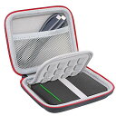 ポータブルSSD 収納 キャリング ケース Seagate Barracuda Fast SSD / Game Drive for Xbox SSD LaCie Portable SSD External Solid State Drive Portable 500GB 1TB 2TB USB 3.0 耐衝撃性収納トラベルバッグ ブラック