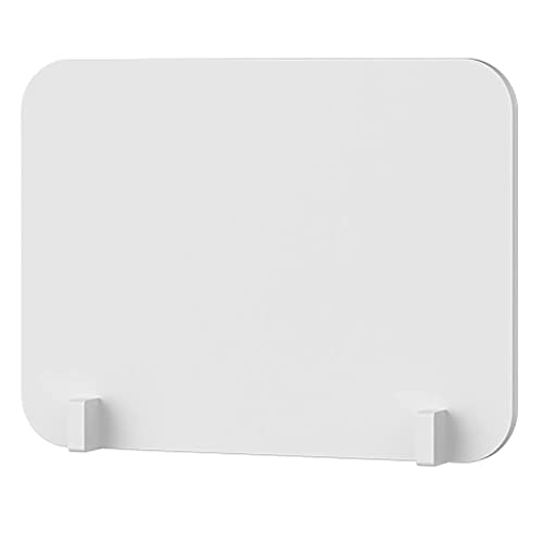 卓上パーテーション 40×30cm 角丸加工 [組み立て簡単10秒] 安全衛生対策 デスク仕切り オフィス / 飲食店 / 学校用 ホワイト