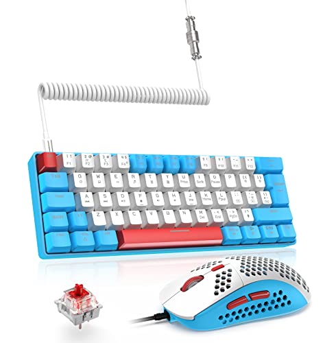 有線 機械式 メカニカルキーボード ゲーミングキーボードマウスセット RGB バックライト付き テンキーレス全キー防衝突 TKL 低ノイズ 在宅勤務ミニ62 キー コイルケーブル usb-c ケーブル コンパクト Type-c有線接続 二色射出成形技術 レーザー刻印 指紋防止 ... 有線 機械式 メカニカルキーボード ゲーミングキーボードマウスセット RGB バックライト付き テンキーレス全キー防衝突 TKL 低ノイズ 在宅勤務ミニ62 キー コイルケーブル usb-c ケーブル コンパクト Type-c有線接続 二色射出成形技術 レーザー刻印 指紋防止 ...