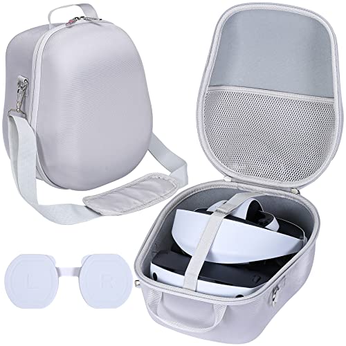 ソニー Sony PlayStation VR2 PSVR2 収納ケース 保護ケース ケース 互換品 ホワイト (ケースのみ)