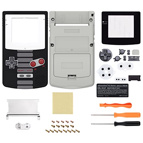 Gameboy Color 対応 IPSアップグレード 交換用 シェル フルハウジング カバー ボタン付き GBC OSD IPS & Regular IPS & Standard LCDにも対応します (コンソールやIPSスクリーンは付属していません。) クラシックNESスタイル Gameboy Color 対応 IPSアップグレード 交換用 シェル フルハウジング カバー ボタン付き GBC OSD IPS & Regular IPS & Standard LCDにも対応します (コンソールやIPSスクリーンは付属していません。) クラシックNESスタイル
