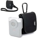 カメラケース Canon PowerShot V10 Osmo Action 5 pro / 4 / 3 Insta 360 ace pro 2 に対応 収納ケース カメラポーチ デジタル カメラバッグ カメラ保護 コンパクト ショルダーバッグ カラビナ付き 斜め掛け 軽量 旅行 キャンプ 徒歩 アウトドア 撮影用