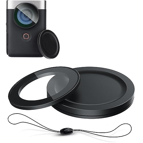 UVフィルター レンズキャップ キット Canon PowerShot V10 PSV10 対応 極薄多層コーティングフィルター フィルターケース 粘着レザーパッド 落下防止ロープ 付属 超薄型 レンズ保護 HD光学ガラス 高透過率 防水防汚 キズ防止 送料無料